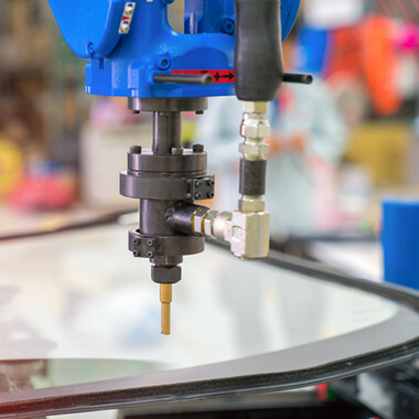Accurate Tool Change Operation for Gluing and/or Riveting Epsilon 160 for glue gun or industrial riveter