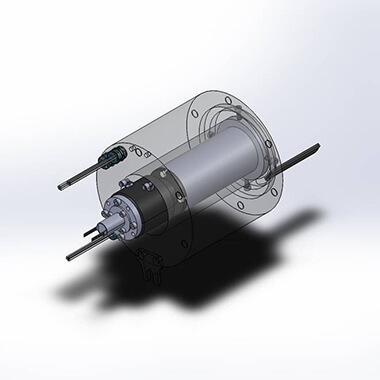 Slip ring and Rotary Unions for Test Benches Test bench and hybrid rotating joints