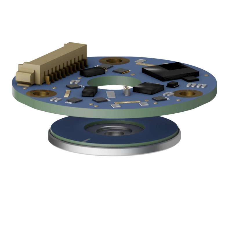 Magnetic encoder IND-ROT-034-A22-AL for absolute encoder magnetic integration