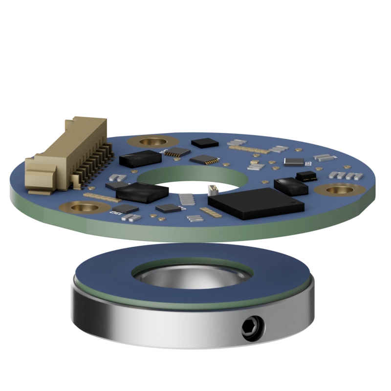 Magnetic encoder IND-ROT-036-C2110-AL for absolute encoder magnetic integration