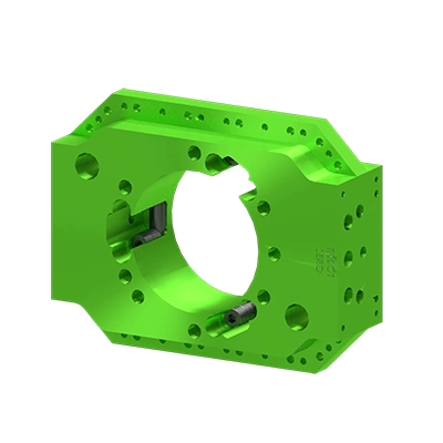 Tool-side view of the Epsilon E125 tool changer for tool change modular locking
