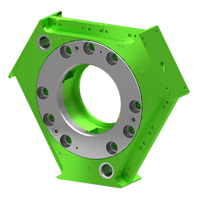 Tool-side view of the Epsilon E160 (STL) tool changer for tool change modular locking