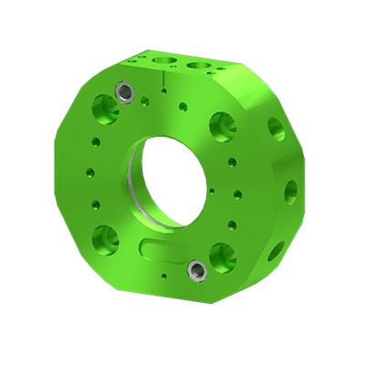 Tool-side view of the Epsilon E63 tool changer for tool change modular locking