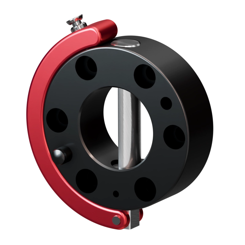 Robot-side view of the MGW100 tool changer
